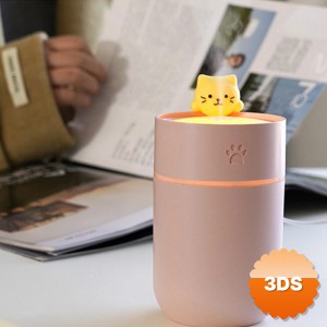 Isınan Kedi Mini USB Sessiz Hava Nemlendiricisi