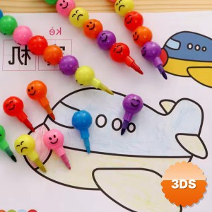 4’lü emojili yumurtlayan boya kalemi seti