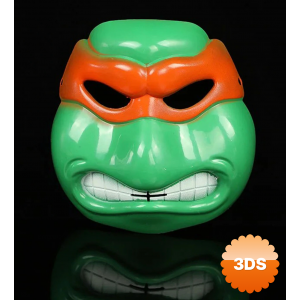 Ninja Kaplumbağalar Maskesi Michelangelo Maskesi