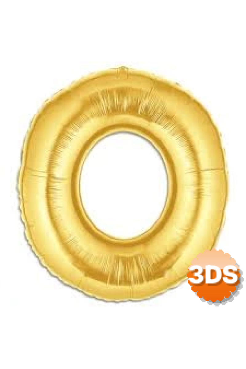 O Harf Folyo Balon Altın Renk 40 İnç