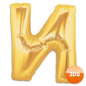 N Harf Folyo Balon Altın Renk 40 İnç