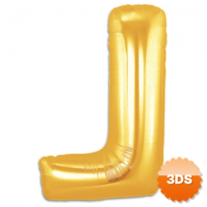 L Harf Folyo Balon Altın Renk 40 İnç