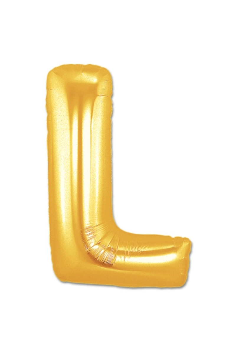 L Harf Folyo Balon Altın Renk 40 İnç