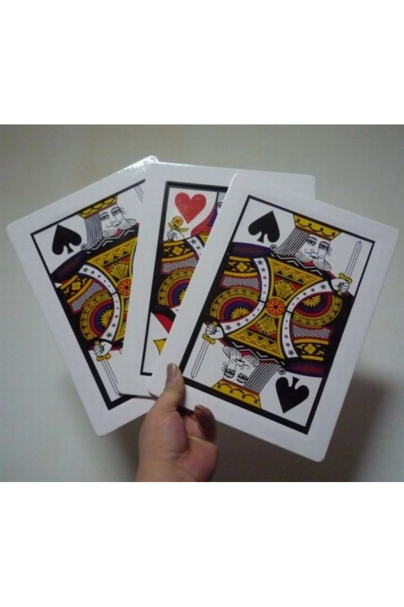 Üç Kart Monte Sihirbazlık Oyunu Basit Etkileyici Sihirbazlık Oyunu 0040 - 3 Kart Fiyatı