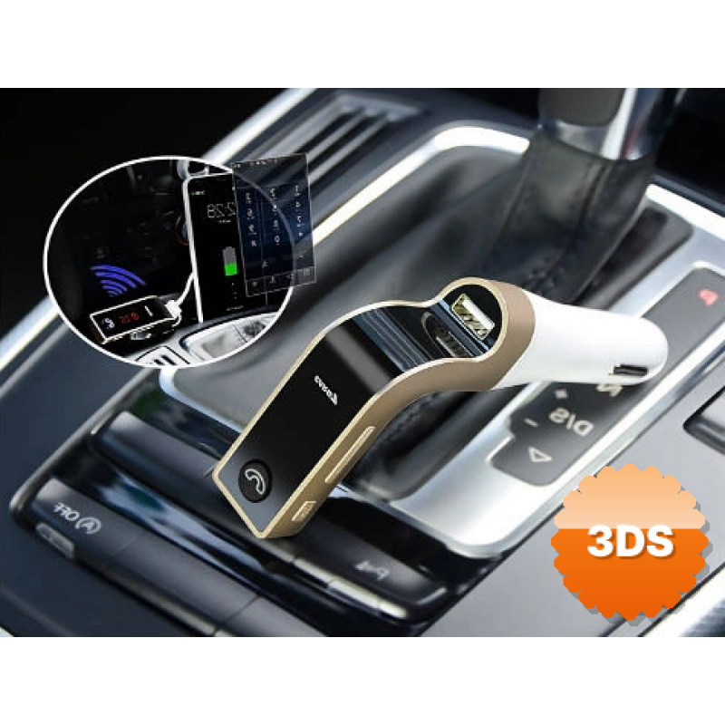 Carg7 Bluetooth Araç Fm Transmitter Usb Girişli