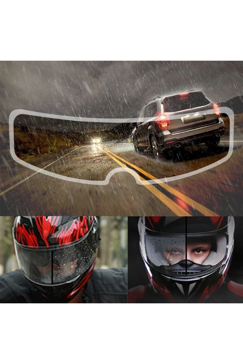 Kask Yağmur Kaydırıcı - Anti - sis Hidrofobik Film