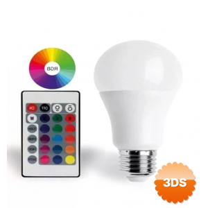 9w E27 Rgb Ve Beyaz Işık Kumandalı Ampul