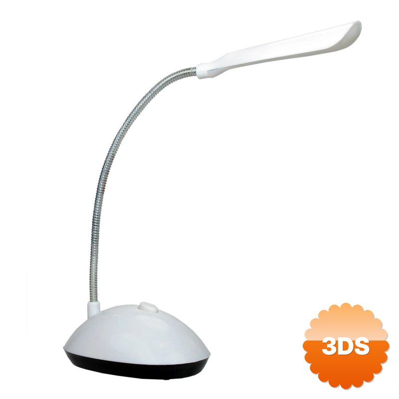 Masa Lambası Spiral Led Kitap Okuma Işığı Pilli Model Led Lamba