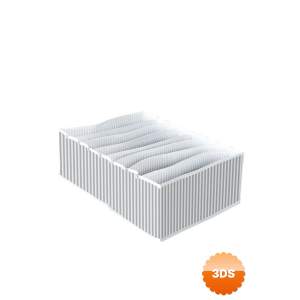 8 Bölmeli Xl Pratik Bölmeli Çekmece Düzenleyici Organizer(iç Çamaşırı Kravat Çorap Düzenleyici)