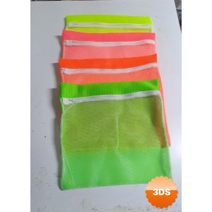 4 Adet 4 Renk Fermuarlı - Hassas Çamaşır Terlik Ayakkabı Yıkama Filesi Büyük Boy