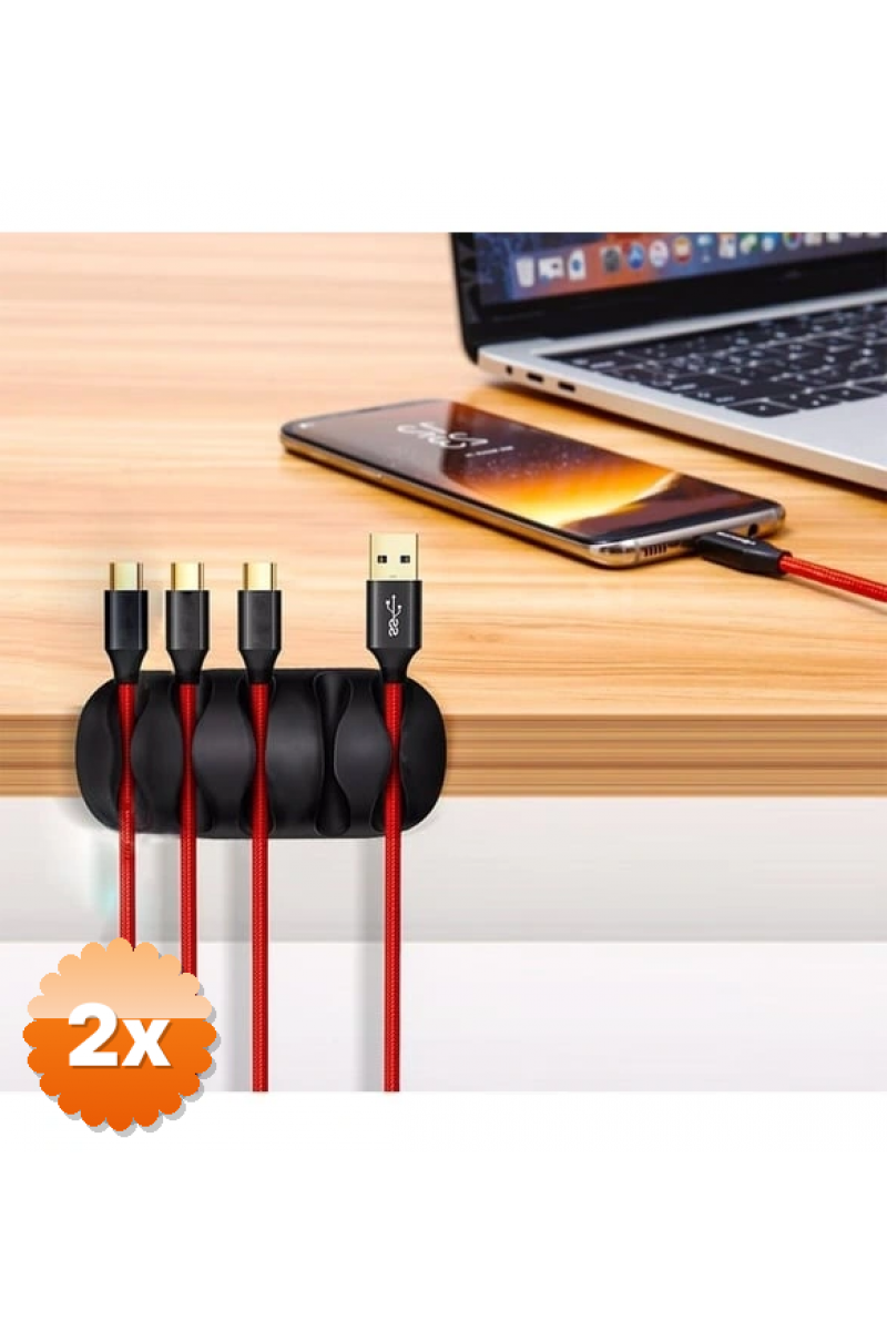 Kablo Kanalı 5 Kanallı Tutucu - 3 Adet