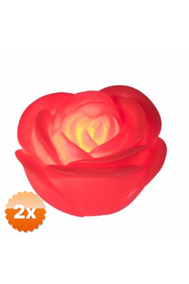 2 Adet Led Işıklı Gül Romantik Gül