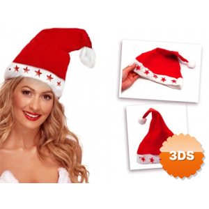 Yılbaşı Özel Işıklı Noel Baba Şapkası