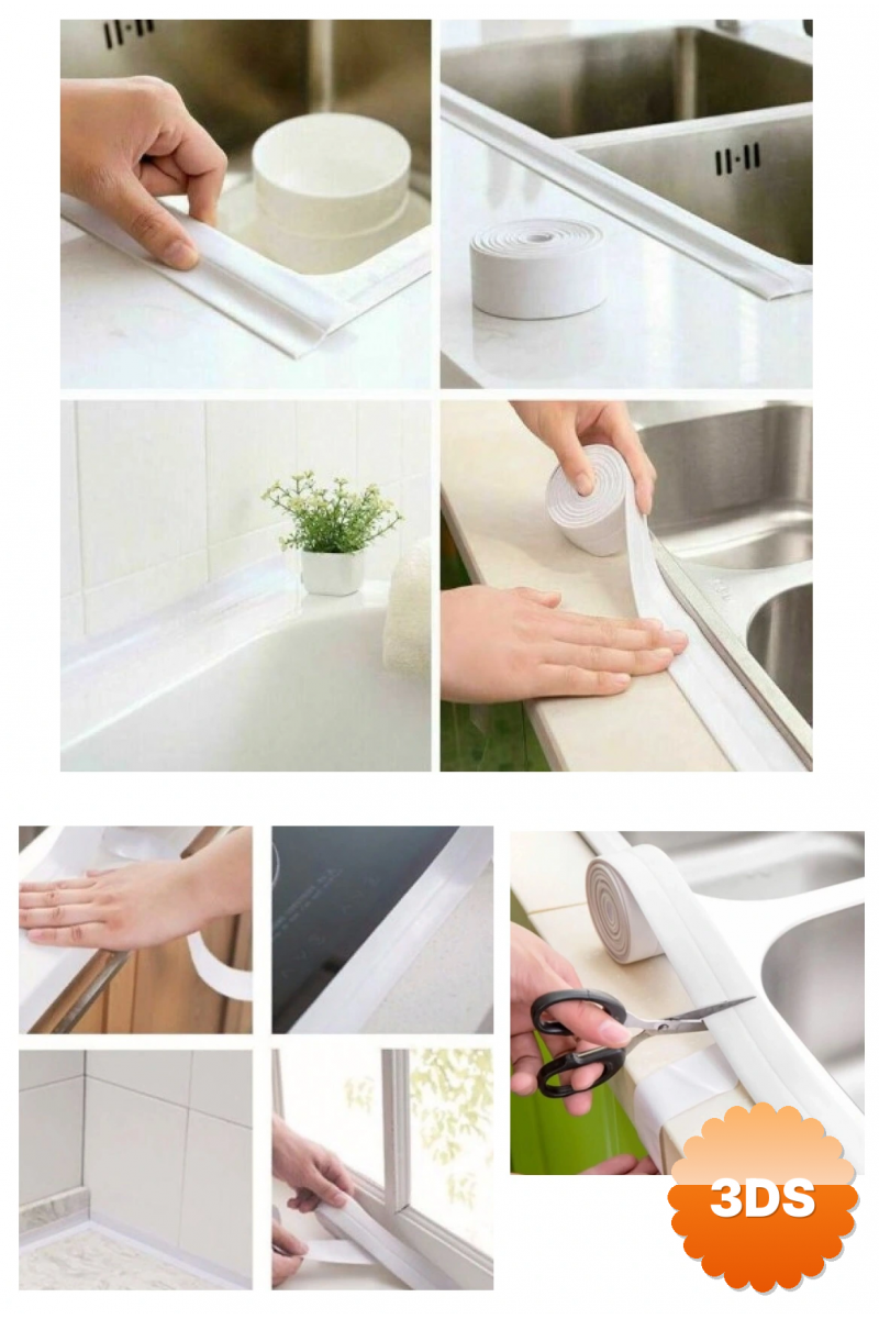 Su Sızdırmaz Bant Lavabo Küvet Kenar Bandı 4 Cm
