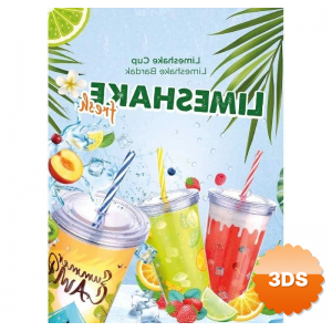Cool Lime Bardağı - Limeshake Bardak 600 Ml