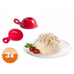 3 Paket Sevimli Pilav Ve Helva Servis Kalıbı (2 Adet)