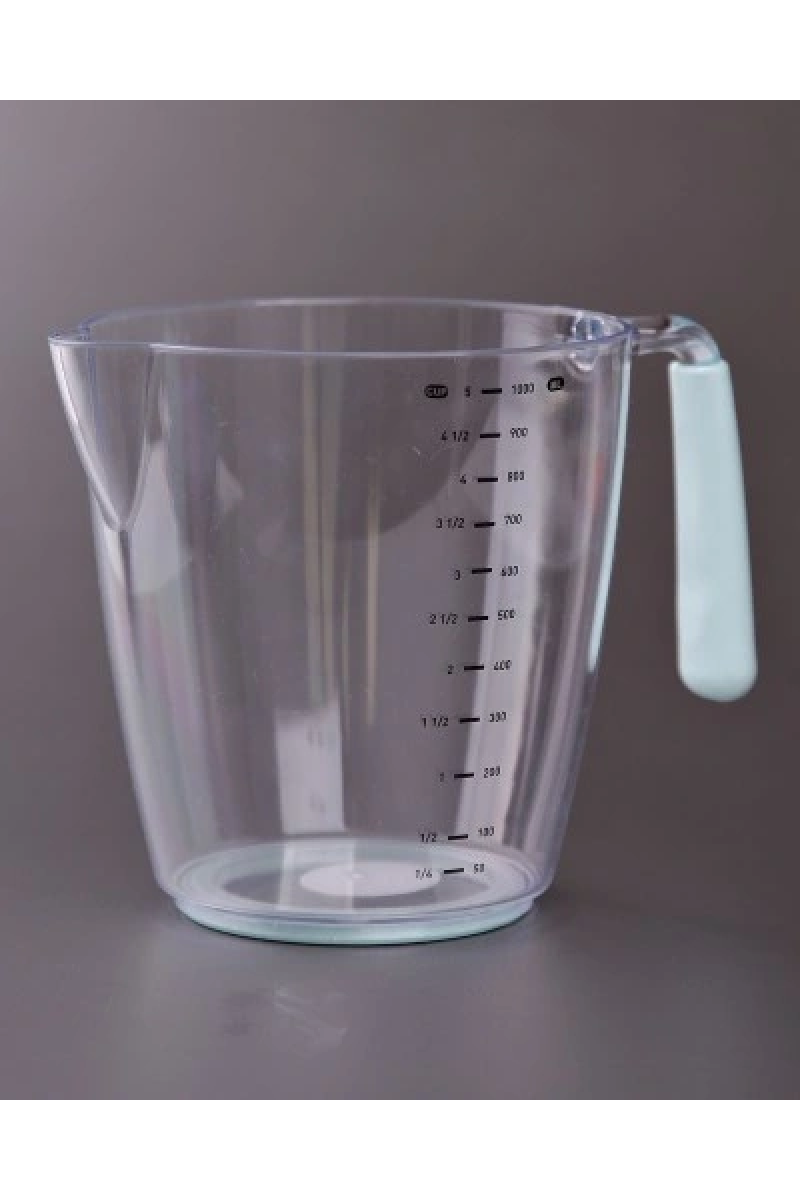 Ölçü Ve Hamur Kabı 1000 Ml - Silikon Sap