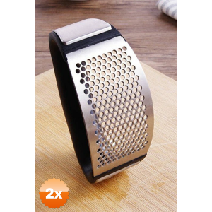 2 Adet Yeni Sarımsak Ezici Paslanmaz Çelik Garlic Press