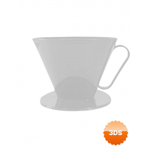 V60 Dripper Filtre Kahve Demleme Aparatı - Beyaz