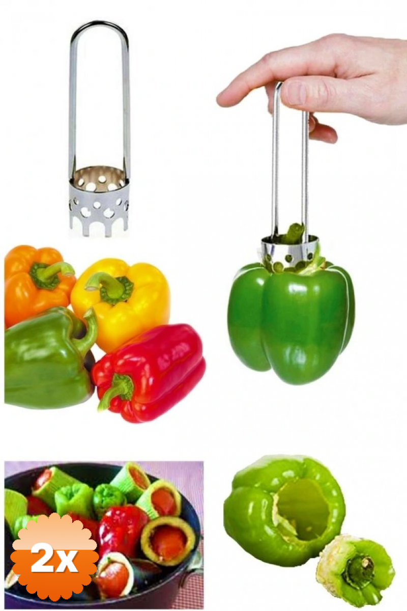 2 Adet Biberoy Pratik Dolma Biber & Kabak Oyacağı - Uzun