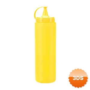 Mayonez Sos Şişesi - 1000ml Dev Boy Sarı