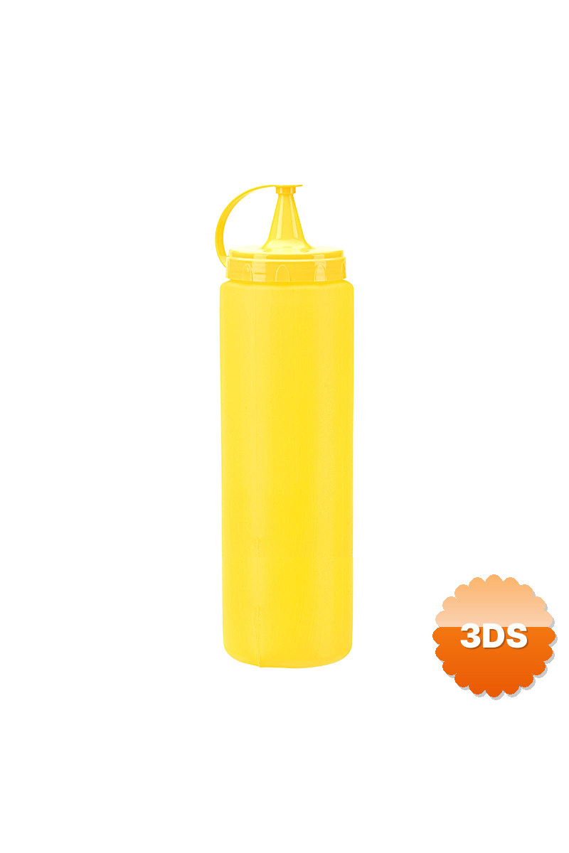 Mayonez Sos Şişesi - 1000ml Dev Boy Sarı