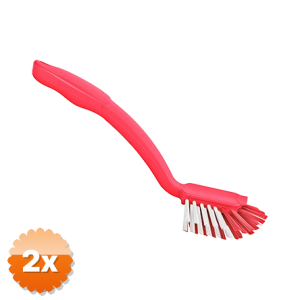 2 Adet Lüks Lavabo Ve Bulaşık Fırçası 23 Cm
