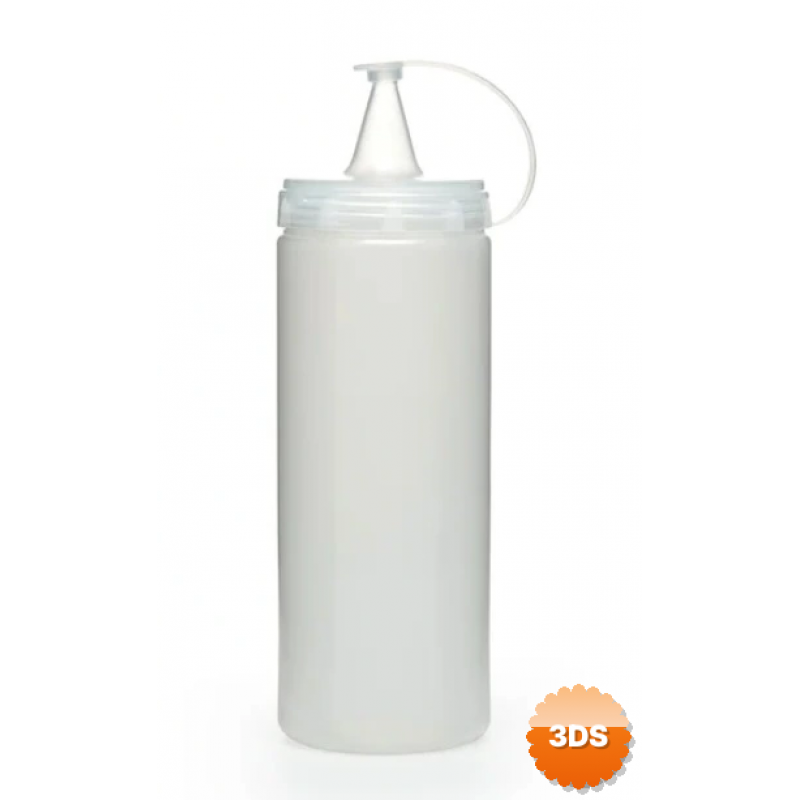 Şeffaf Sos Şişesi - 400 Ml (3 Adet )