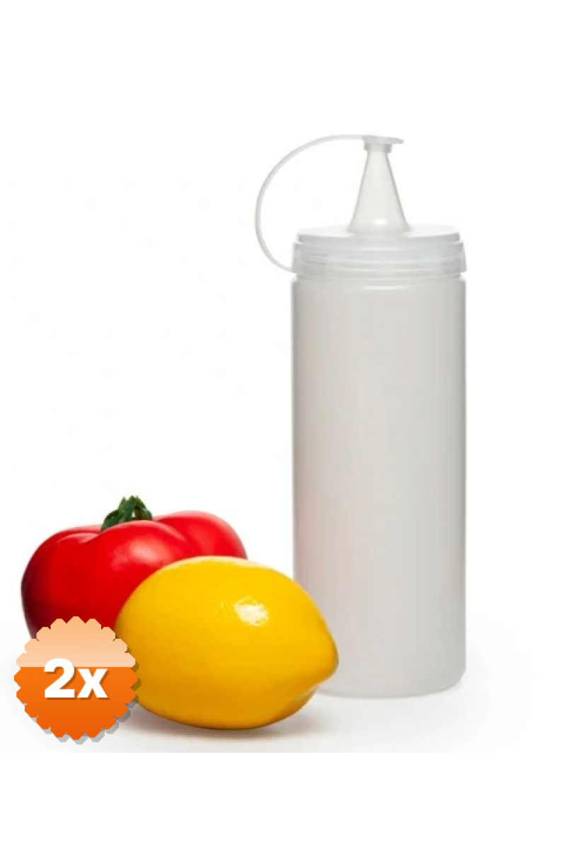 Şeffaf Sos Şişesi - 400 Ml