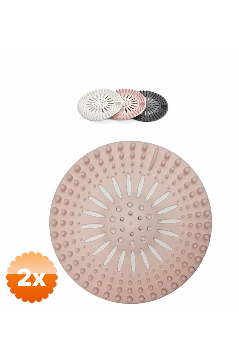 2 Adet Yuvarlak Süzgeç - Lavabo Süzgeci - Küvet Süzgeci