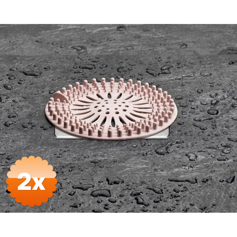 2 Adet Yuvarlak Süzgeç - Lavabo Süzgeci - Küvet Süzgeci
