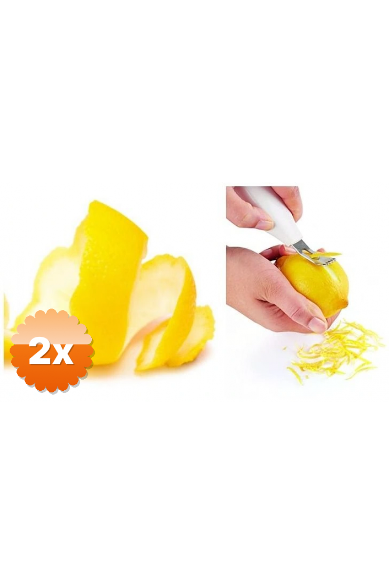 2 Adet Limon Soyacağı - Ev Limonatası İçin Limon Sıyırıcı