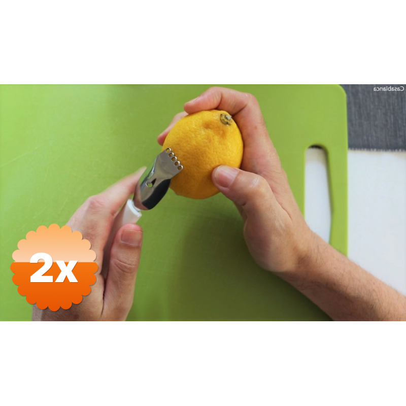 2 Adet Limon Soyacağı - Ev Limonatası İçin Limon Sıyırıcı