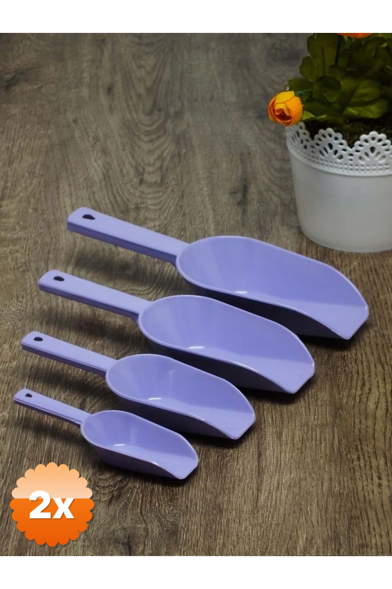 2 Paket Erzak Küreği - 4 Lü Ölçü Küreği