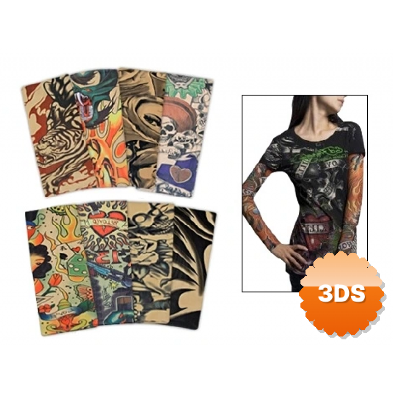 Tattoo Sleeves Giyilebilir Dövmeler