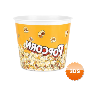 Popcorn Mısır Kovası Dekoratif