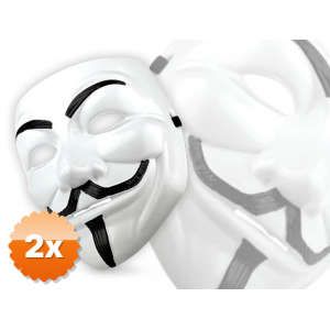 2 Adet V For Vendetta Maskesi
