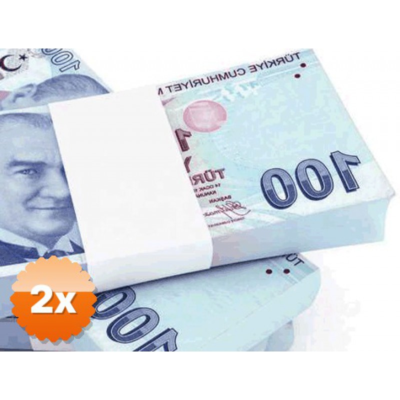 2 Adet Düğün Parası - 100 Adet 100 Tl