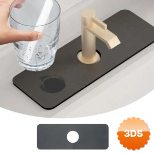 Su Emici Sihirli Mutfak Banyo Musluk Matı Lavabo Kenar Matı