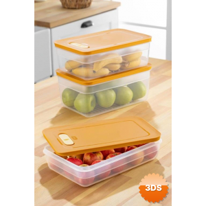 Tupper Model - Vakumlu - Mikrodalga Buzluk Saklama Kabı 3,8lt