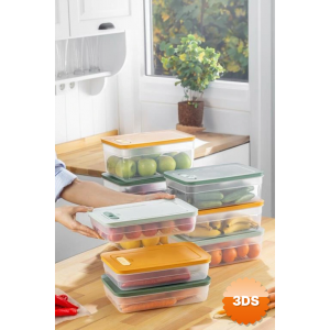 Tupper Model - Vakumlu - Mikrodalga Buzluk Saklama Kabı 5lt