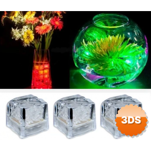 Led Işıklı Buz Küpleri (3 Adet)