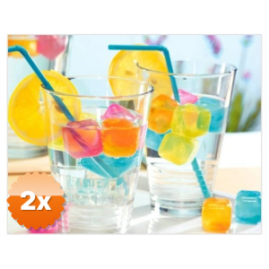 2 Paket Serinletici Ve Rengarenk Buz Küpleri 10 Adet