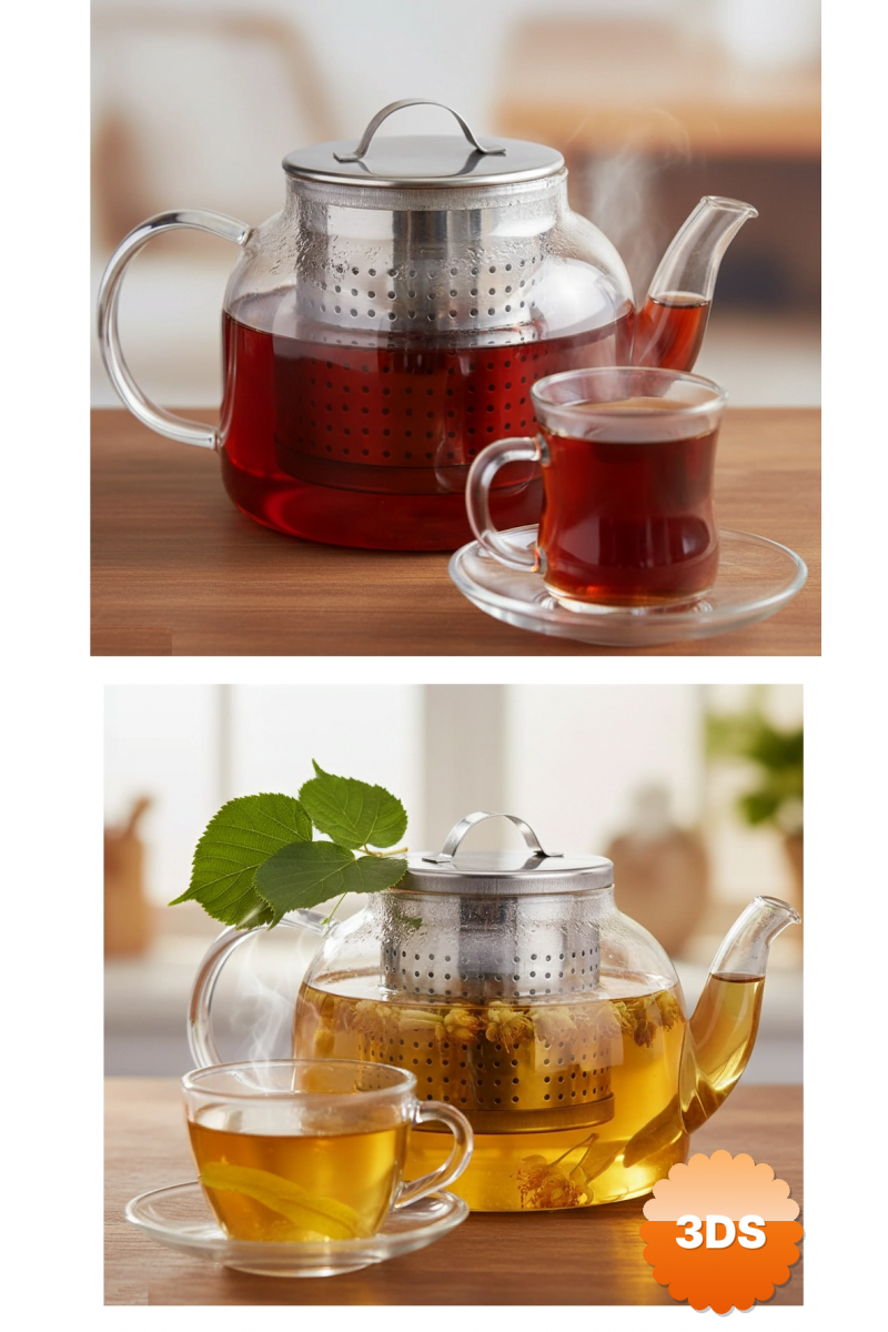 Krt - 1100 ( Büyük ) ( Metal Kafes ) ( Demlik İçi ) Çay Süzgeç*140