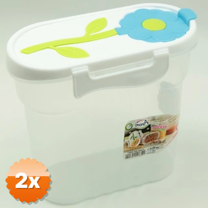 2 Adet Papatya Erzak Kabı 1.2 Lt 2 Adet Papatya Erzak Kabı 1.2 Lt