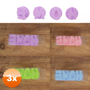 3 Adet Yapışkan Askı Home Figürlü - Güçlü Home Figürlü Askı