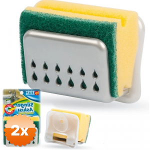 2 Adet Sünger Askısı Sponge Hanger - bulaşık Süngeri Askısı