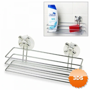 Banyo Organizeri - Çok Amaçlı Dörtgen Vantuzlu