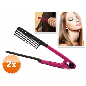 2 Adet Saç Kabartma Düzleştirme Tarağı New Hair Comb