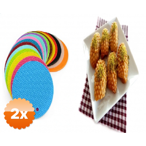 2 Adet Renkli Nihale Kalbura Bastı Kalıbı